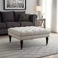 Isabelle Square Tufted Ottoman