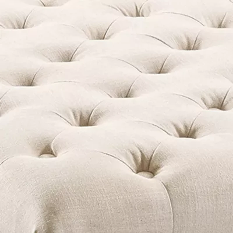 Isabelle Square Tufted Ottoman