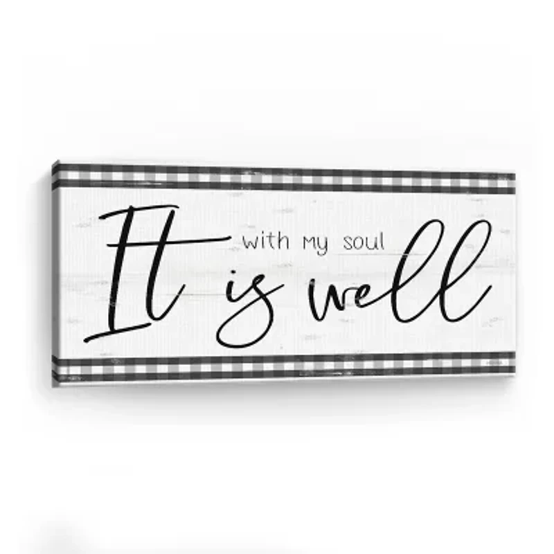Lumaprints It Is Well With My Soul Giclee Canvas Art