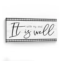 Lumaprints It Is Well With My Soul Giclee Canvas Art