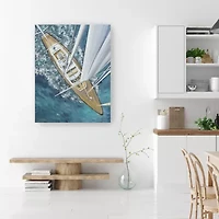 Lumaprints Sailing Around The World Giclee Canvas Art