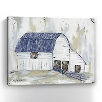 Lumaprints Spring Joy Farm (Blue) Giclee Canvas Art