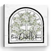 Lumaprints Love Dwells Here Giclee Canvas Art