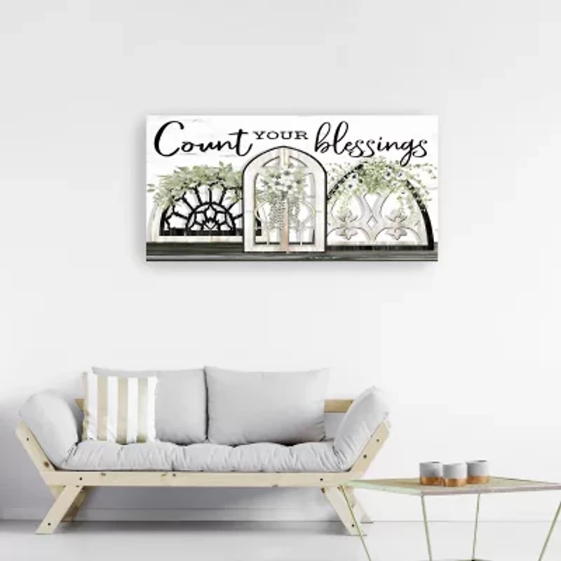 Lumaprints Count Your Blessings Giclee Canvas Art