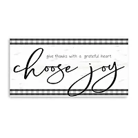 Lumaprints Choose Joy Giclee Canvas Art