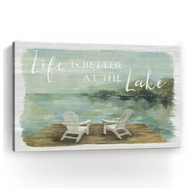 Lumaprints Lakeside Retreat I Giclee Canvas Art