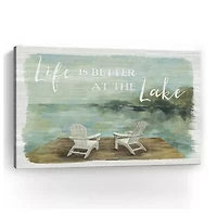 Lumaprints Lakeside Retreat I Giclee Canvas Art