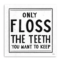 Lumaprints Only Floss Giclee Canvas Art