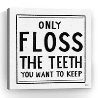 Lumaprints Only Floss Giclee Canvas Art