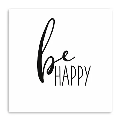 Lumaprints Be Happy Giclee Canvas Art