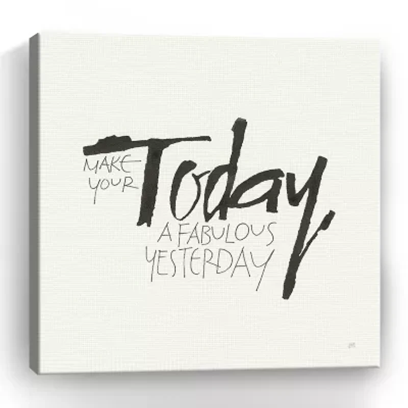 Lumaprints Daily Saying I Giclee Canvas Art
