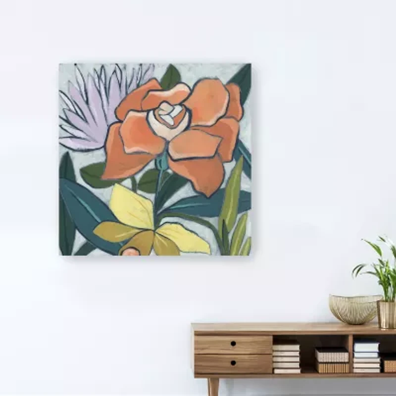 Lumaprints Window Box Garden I Giclee Canvas Art
