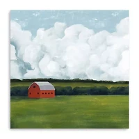 Lumaprints Lone Barn I Giclee Canvas Art