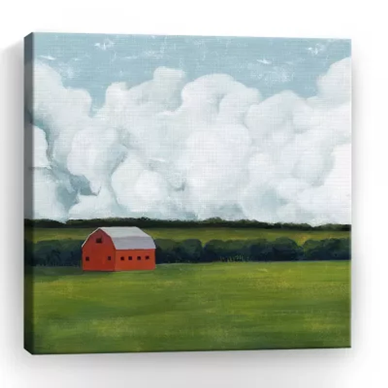 Lumaprints Lone Barn I Giclee Canvas Art