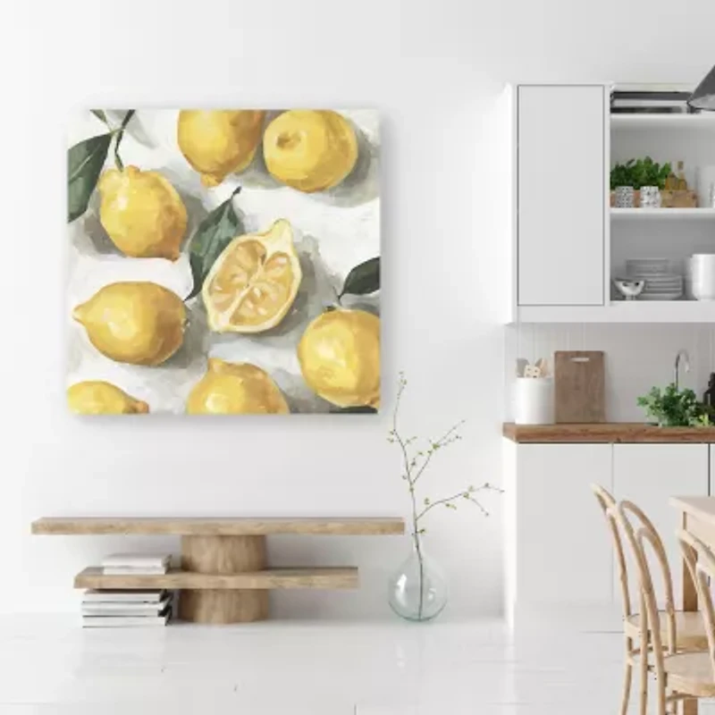 Lumaprints Fresh Lemons I Giclee Canvas Art