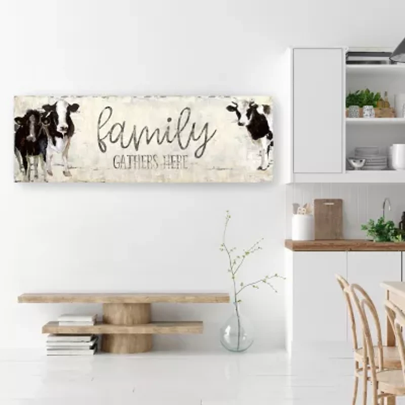 Lumaprints Family Gathers Here Giclee Canvas Art