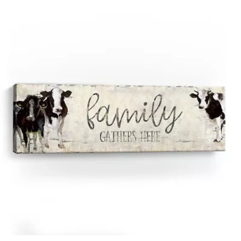 Lumaprints Family Gathers Here Giclee Canvas Art