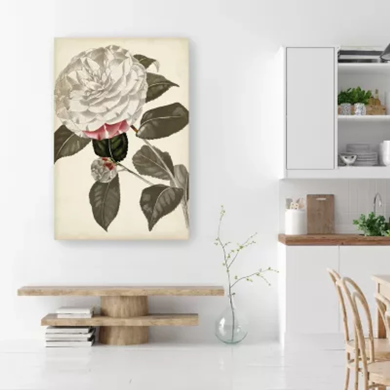 Lumaprints Silvery Botanicals I Giclee Canvas Art