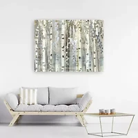 Lumaprints Birch Wood Meadow Canvas Art
