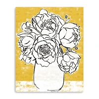 Lumaprints Golden Peony I Giclee Canvas Art