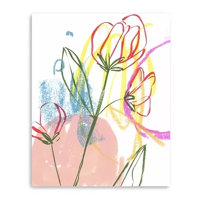 Lumaprints Tulip Formation I Giclee Canvas Art