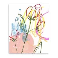 Lumaprints Tulip Formation I Giclee Canvas Art