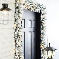 Glitzhome 2pk Pre-Lit Christmas Indoor Garland
