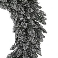Glitzhome Oversized Snow Flocked Indoor Christmas Wreath