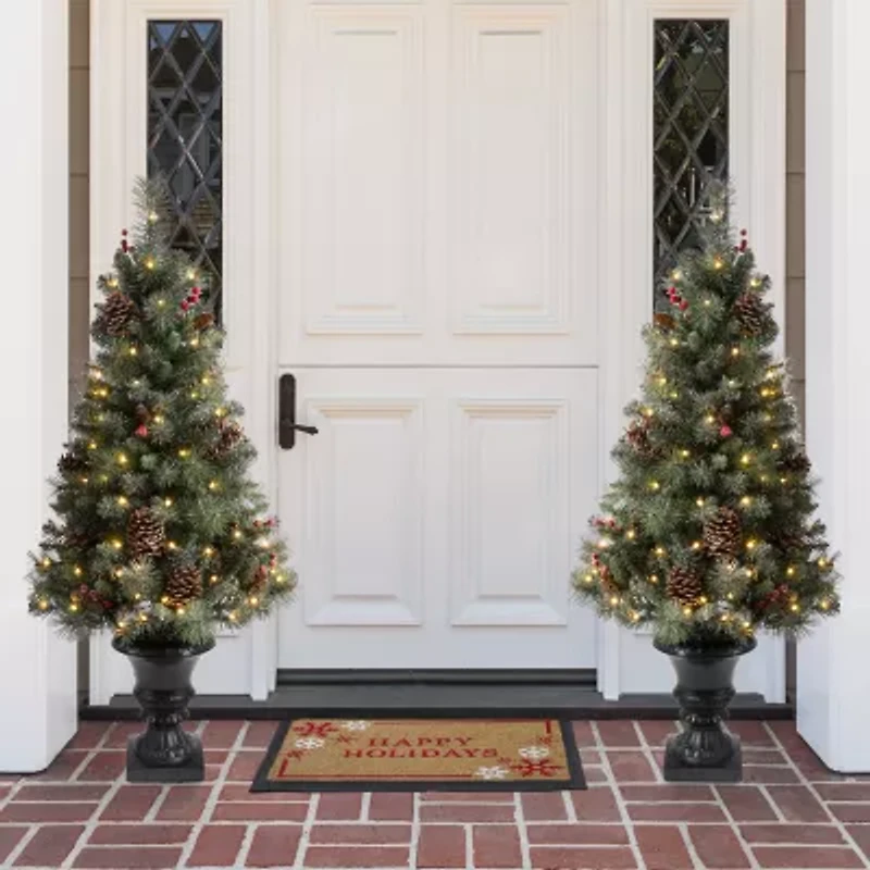Glitzhome 4 Foot Pine Christmas Tree