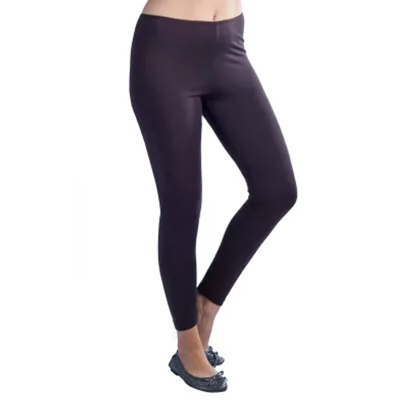 24seven Comfort Apparel Womens Mid Rise Full Length Leggings