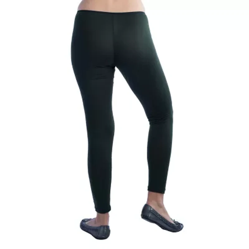 24seven Comfort Apparel Womens Mid Rise Full Length Leggings