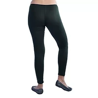 24seven Comfort Apparel Womens Mid Rise Full Length Leggings