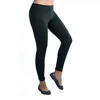 24seven Comfort Apparel Womens Mid Rise Full Length Leggings