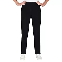 Alfred Dunner Classics Stretch Fabric Womens Mid Rise Straight Leg Jean