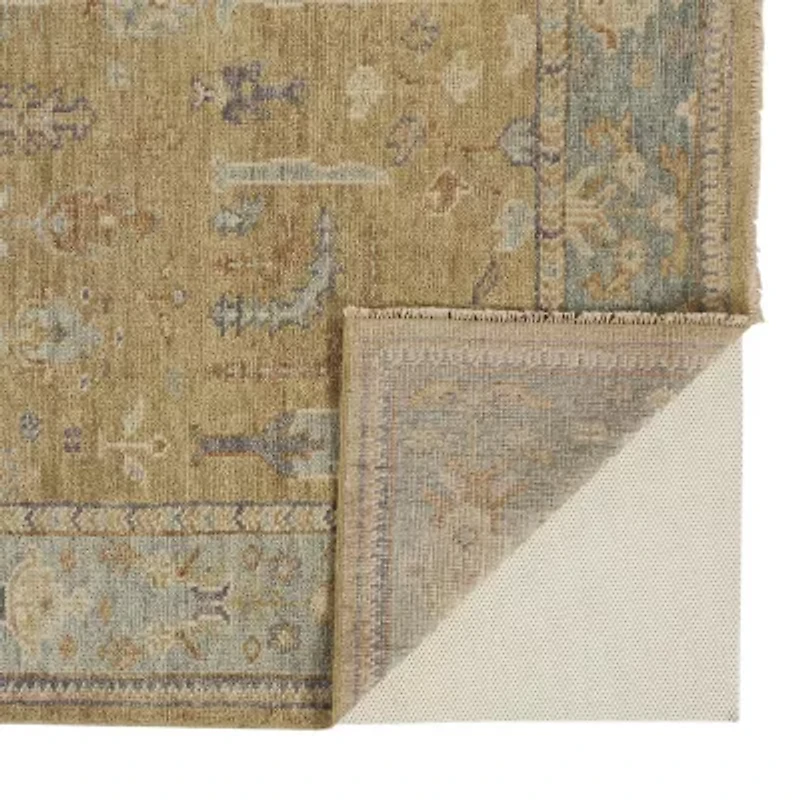 Weave And Wander Irie Floral Hand Knotted Indoor Rectangle Accent Rugs
