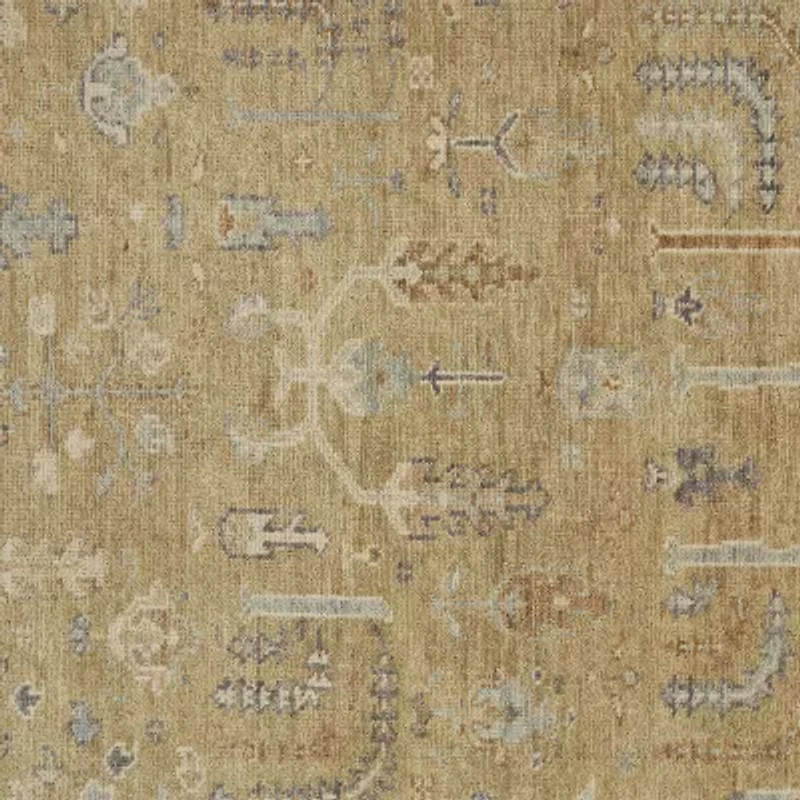 Weave And Wander Irie Floral Hand Knotted Indoor Rectangle Accent Rugs