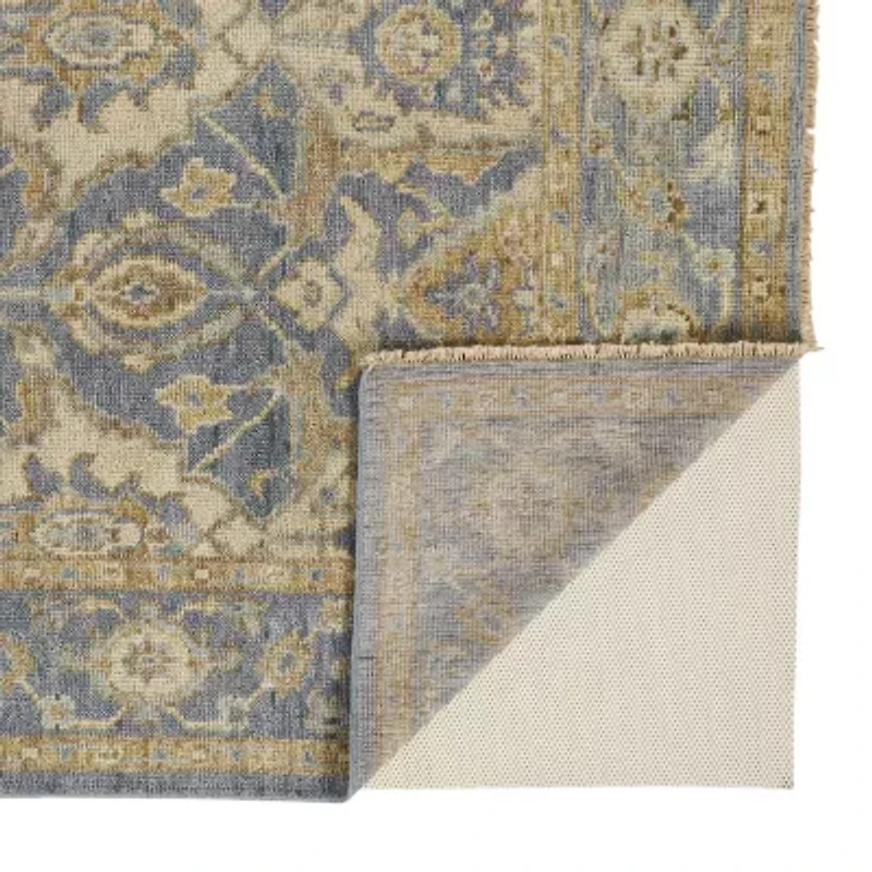 Weave And Wander Irie Floral Hand Knotted Indoor Rectangle Accent Rugs