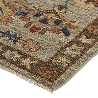 Weave And Wander Irie Floral Hand Knotted Indoor Rectangle Accent Rugs