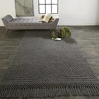 Weave And Wander Lavinda Geometric Flatweave Indoor Rectangle Area Rugs