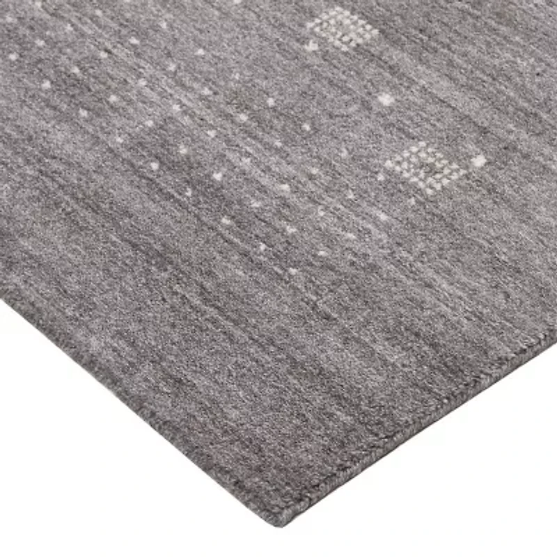 Weave And Wander Yurie Solid Hand Knotted Indoor Rectangle Area Rugs