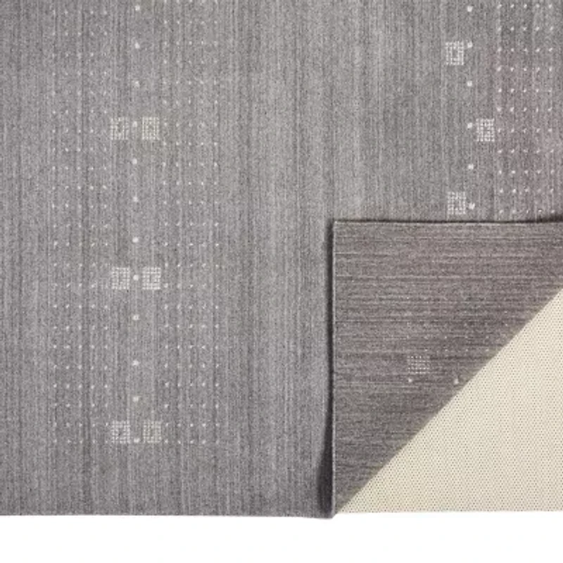 Weave And Wander Yurie Solid Hand Knotted Indoor Rectangle Area Rugs