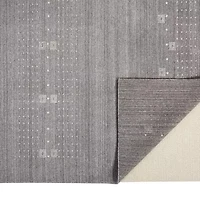Weave And Wander Yurie Solid Hand Knotted Indoor Rectangle Area Rugs