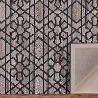 Weave And Wander Palatez Geometric Hand Tufted Indoor Rectangle Area Rugs