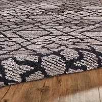 Weave And Wander Palatez Geometric Hand Tufted Indoor Round Area Rug