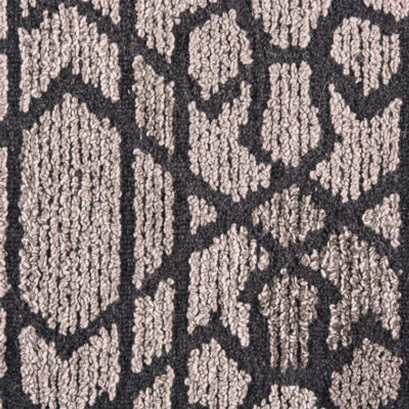 Weave And Wander Palatez Geometric Hand Tufted Indoor Round Area Rug