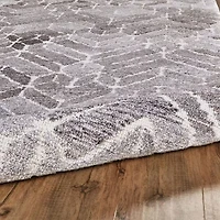 Weave And Wander Palatez Geometric Hand Tufted Indoor Round Area Rug