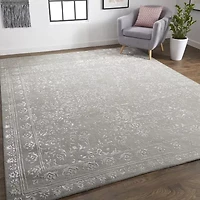 Weave And Wander Khalo Floral Hand Tufted Indoor Rectangle Area Rugs