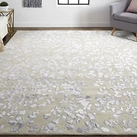 Weave And Wander Khalo Floral Hand Tufted Indoor Rectangle Area Rugs