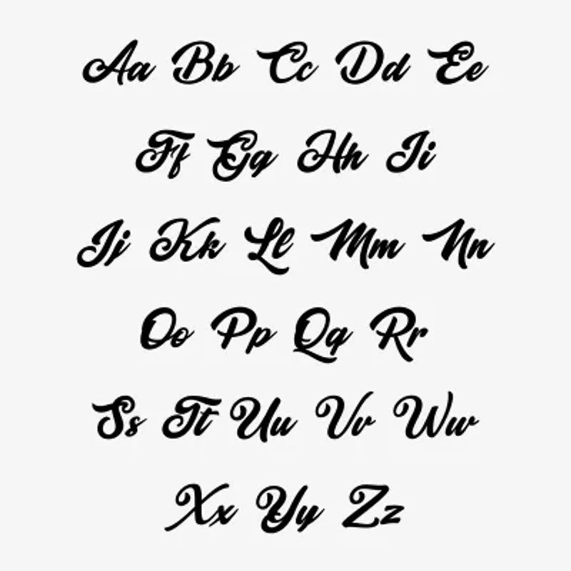 Womens Sterling Silver 18 Inch Name Necklace