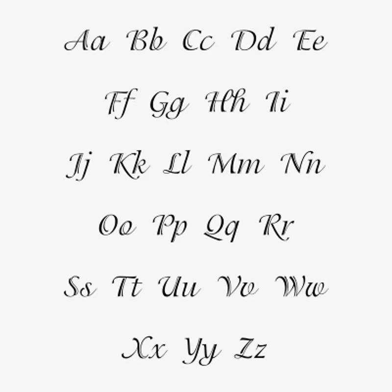 Womens 24K Gold Over Silver 18 Inch Name Necklace